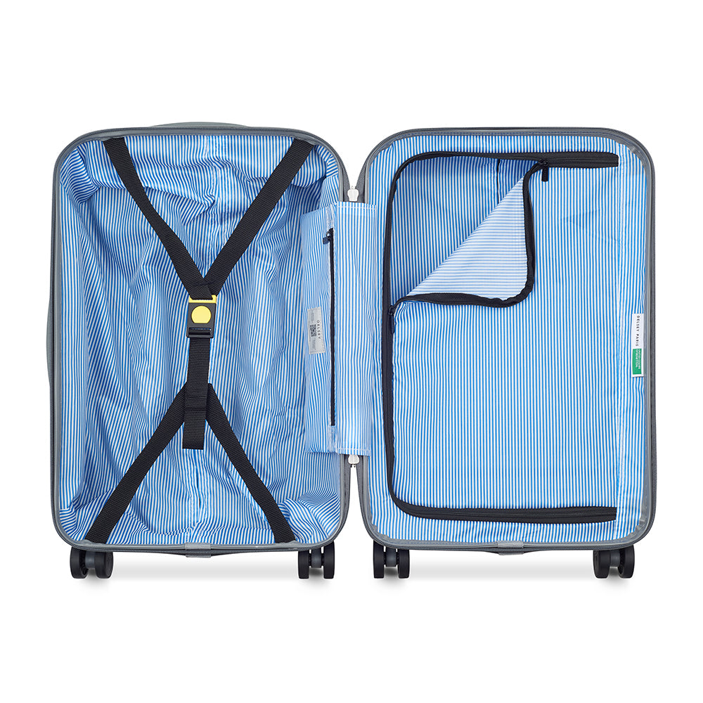 UCB Hardside 4 Double Wheel Non-Expandable Luggage Trolley