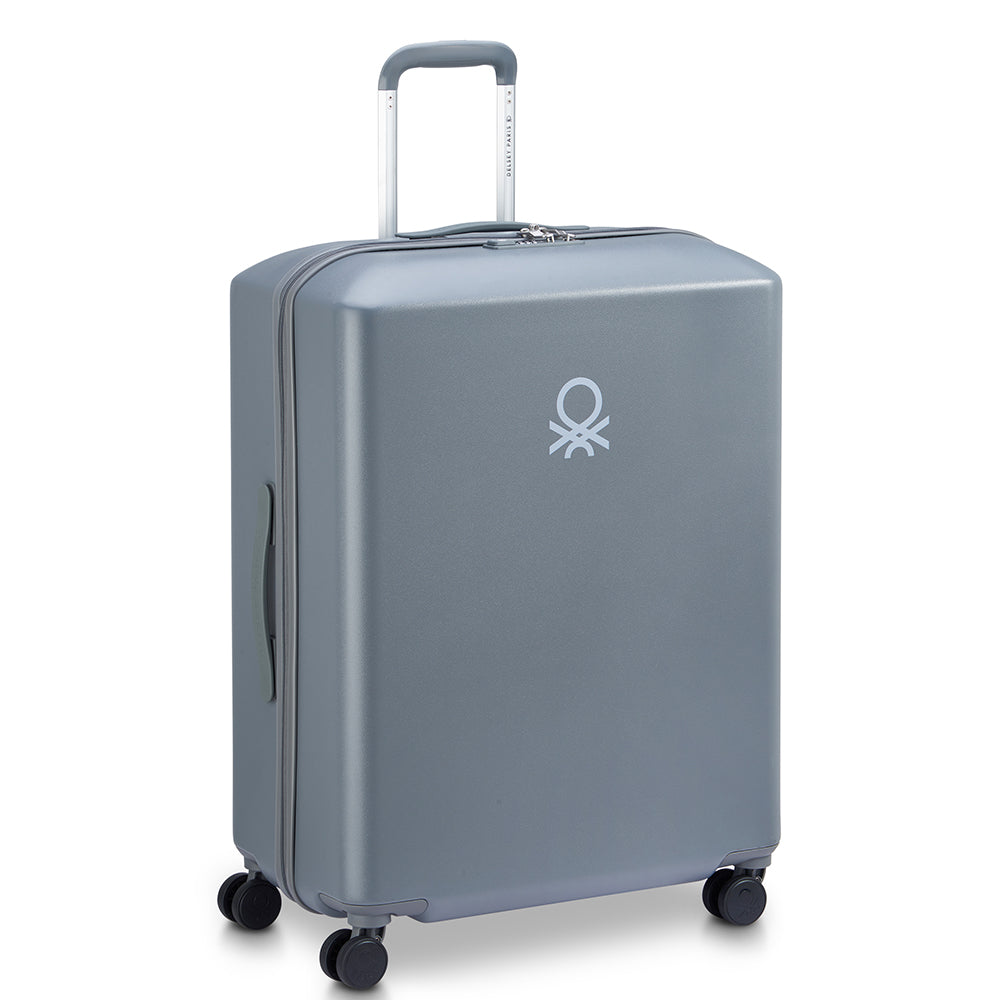 UCB Hardside 4 Double Wheel Non-Expandable Luggage Trolley