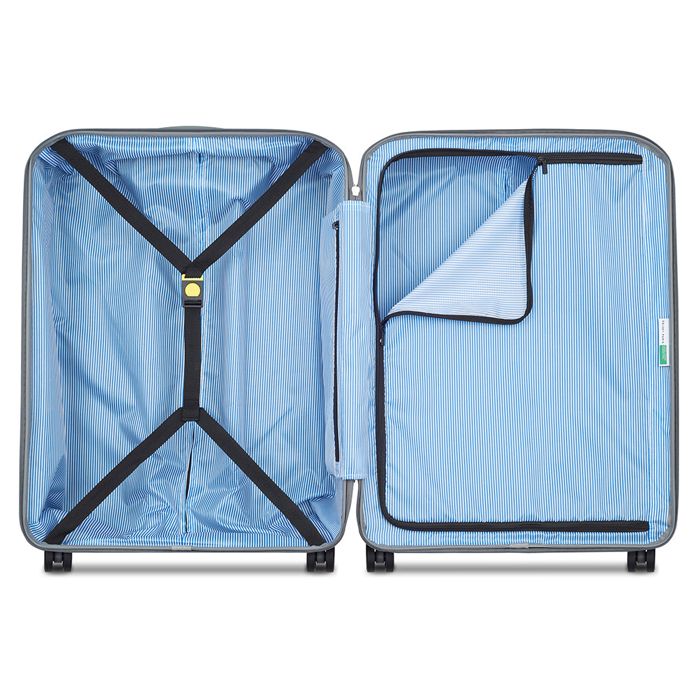 UCB Hardside 4 Double Wheel Non-Expandable Luggage Trolley