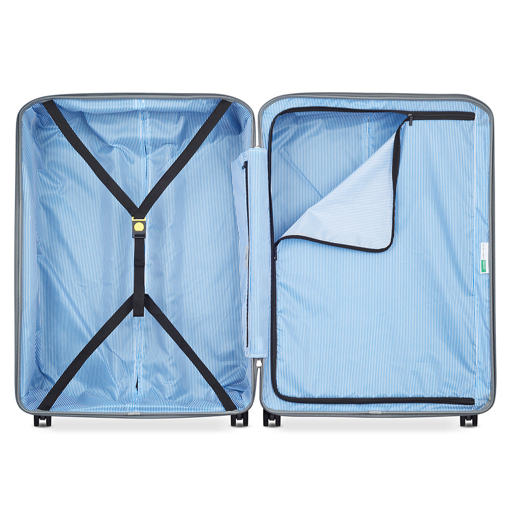 UCB Hardside 4 Double Wheel Non-Expandable Luggage Trolley