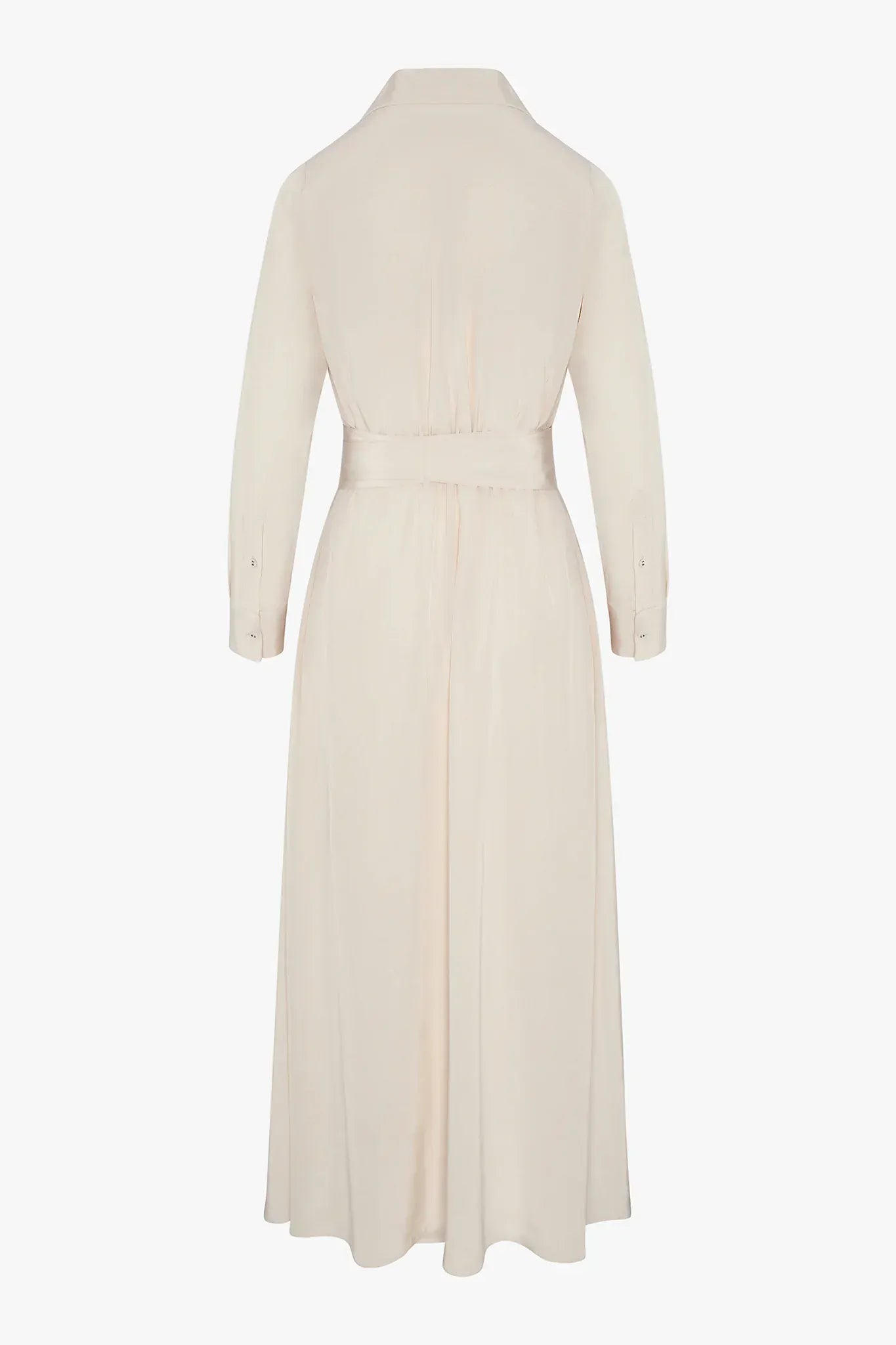 Hortensia Silk Wrap Dress with Slip in Blush
