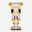 Che Crystal Bohemia Gold Accent Vase