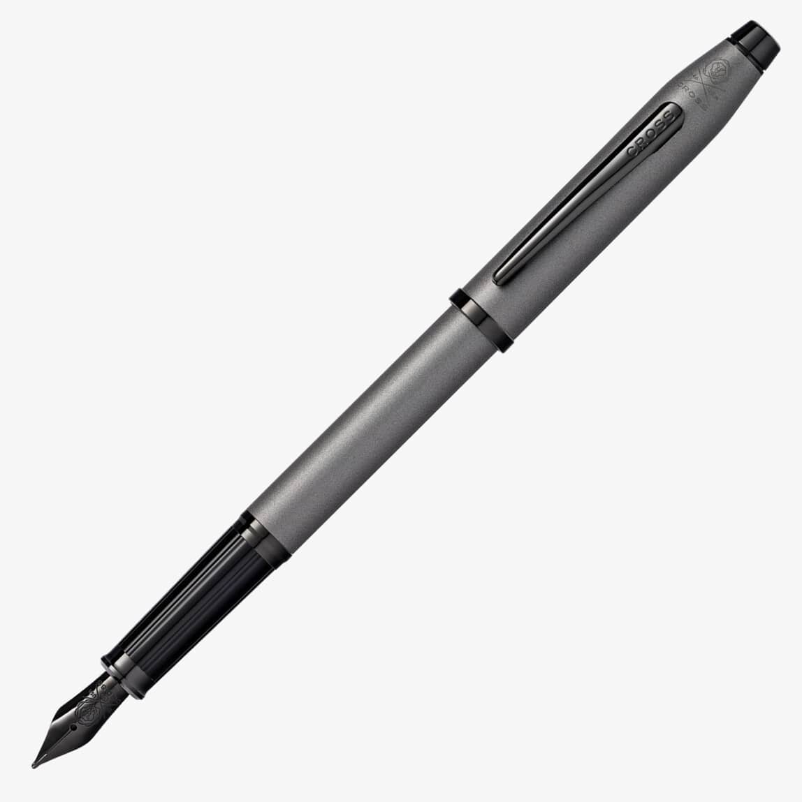 Cross Century® Ii Gunmetal Gray With Polished Black Pvd Appointments And Polished Black Pvd Coated Stainless Steel Fine Nib Fountain Pen