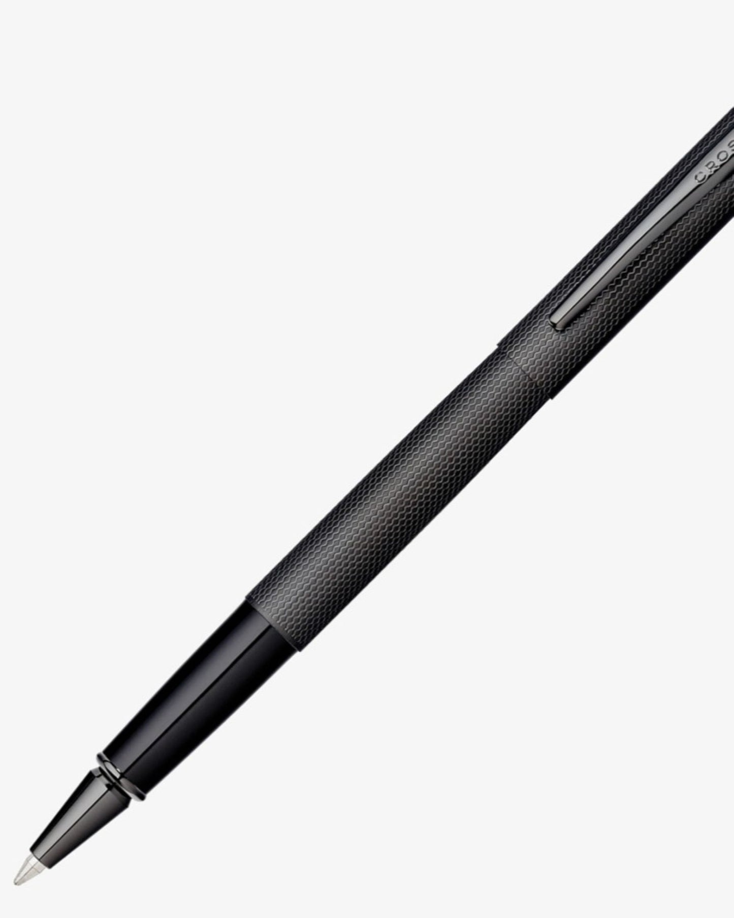 Cross Classic Century® Brushed Black Pvd With Engraved Engine Selectip® Rollerball Pen