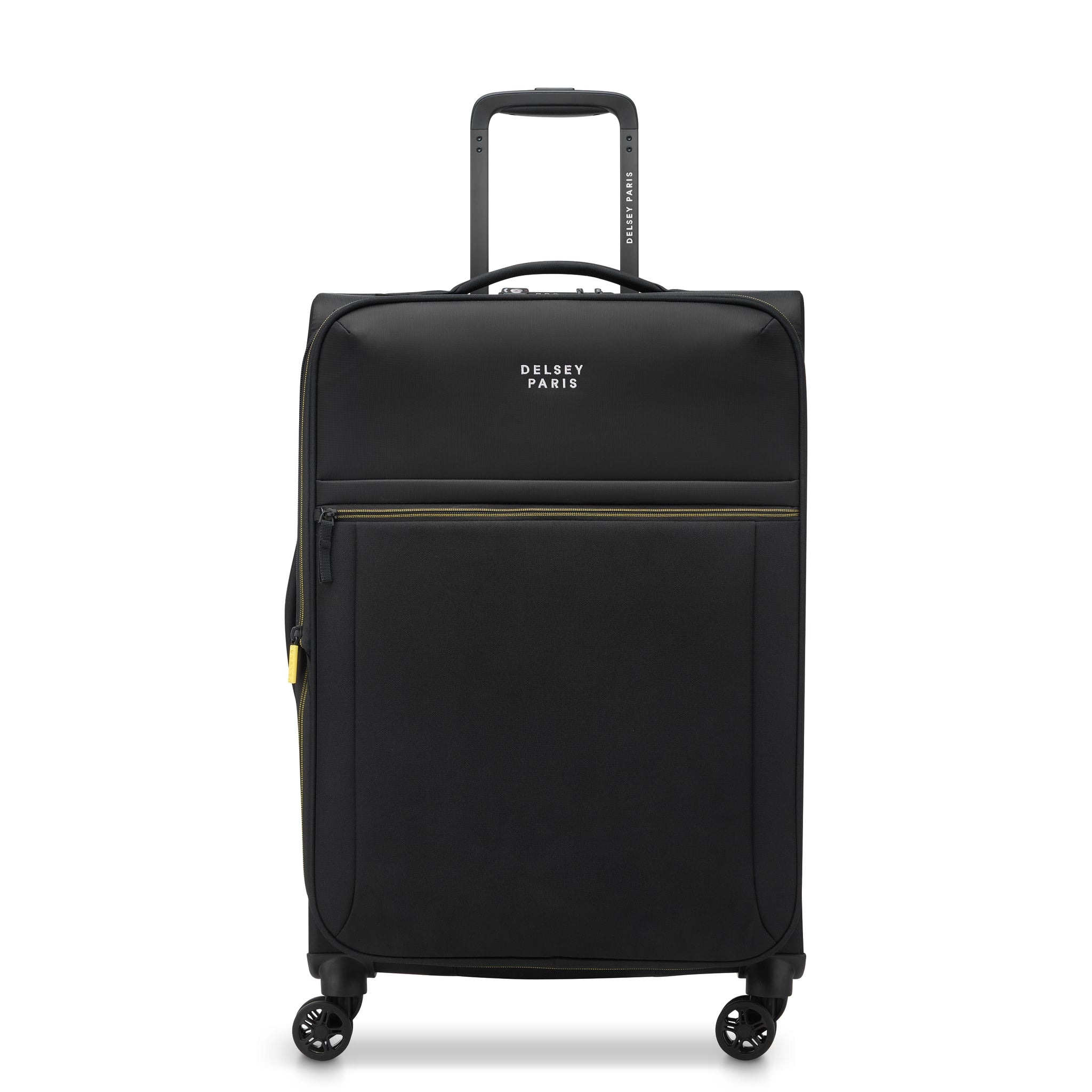 Delsey Paris Brochant 3.0 Softcase Expandable 4 Double Wheel  Luggage Trolley
