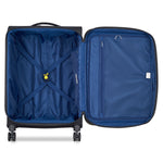Delsey Paris Brochant 3.0 Softcase Expandable 4 Double Wheel  Luggage Trolley