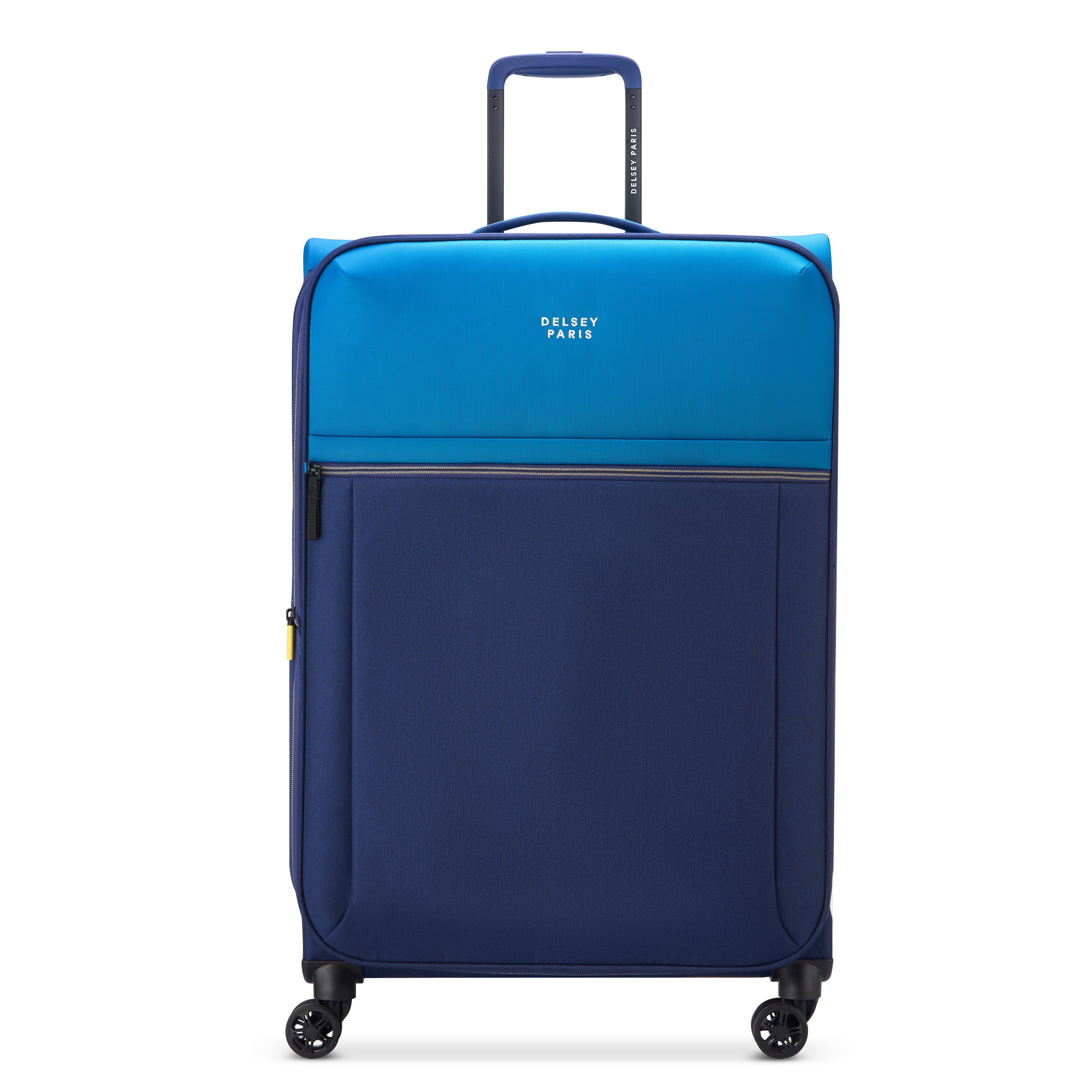 Delsey Paris Brochant 3.0 Softcase Expandable 4 Double Wheel  Luggage Trolley