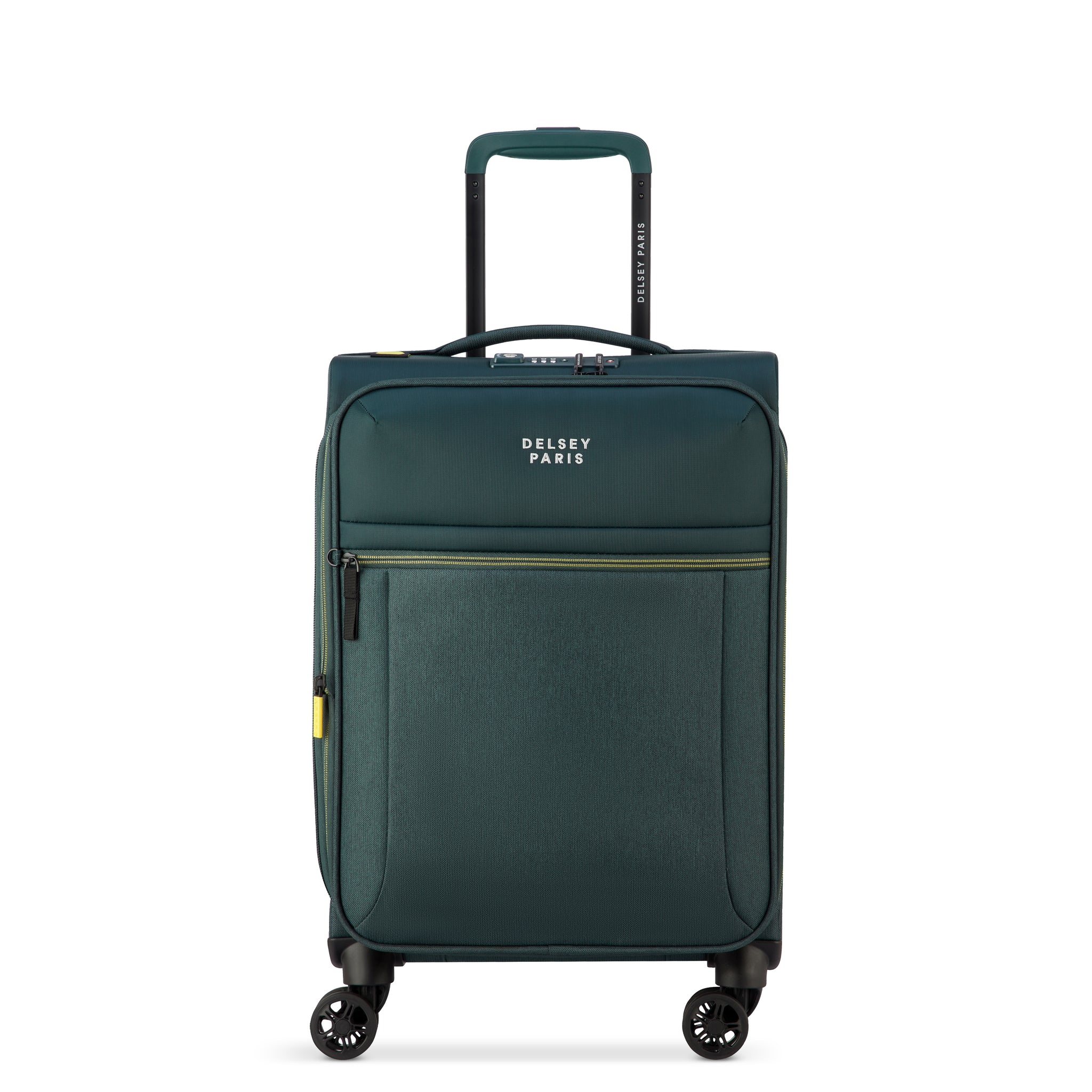 Delsey Paris Brochant 3.0 Softcase Expandable 4 Double Wheel  Luggage Trolley