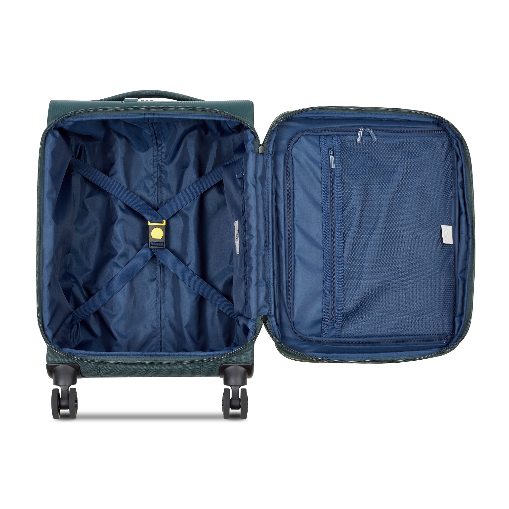 Delsey Paris Brochant 3.0 Softcase Expandable 4 Double Wheel  Luggage Trolley