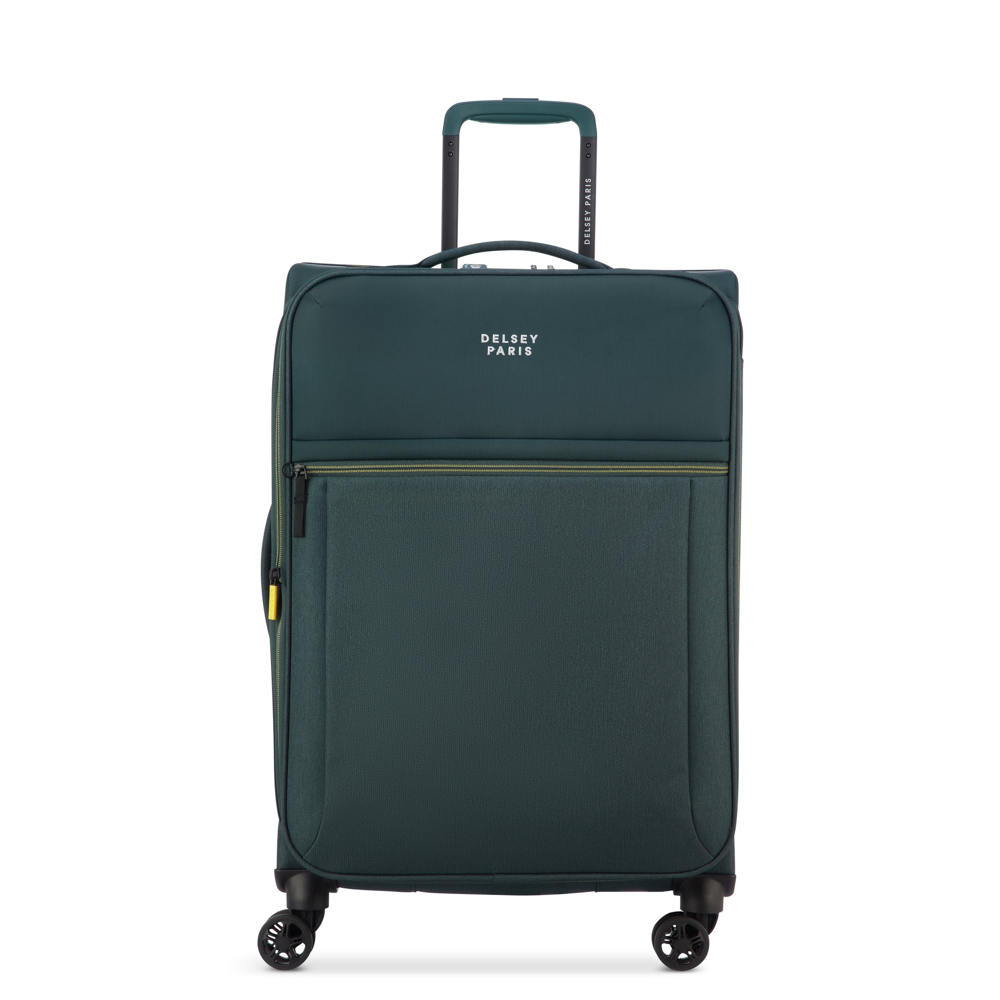 Delsey Paris Brochant 3.0 Softcase Expandable 4 Double Wheel  Luggage Trolley