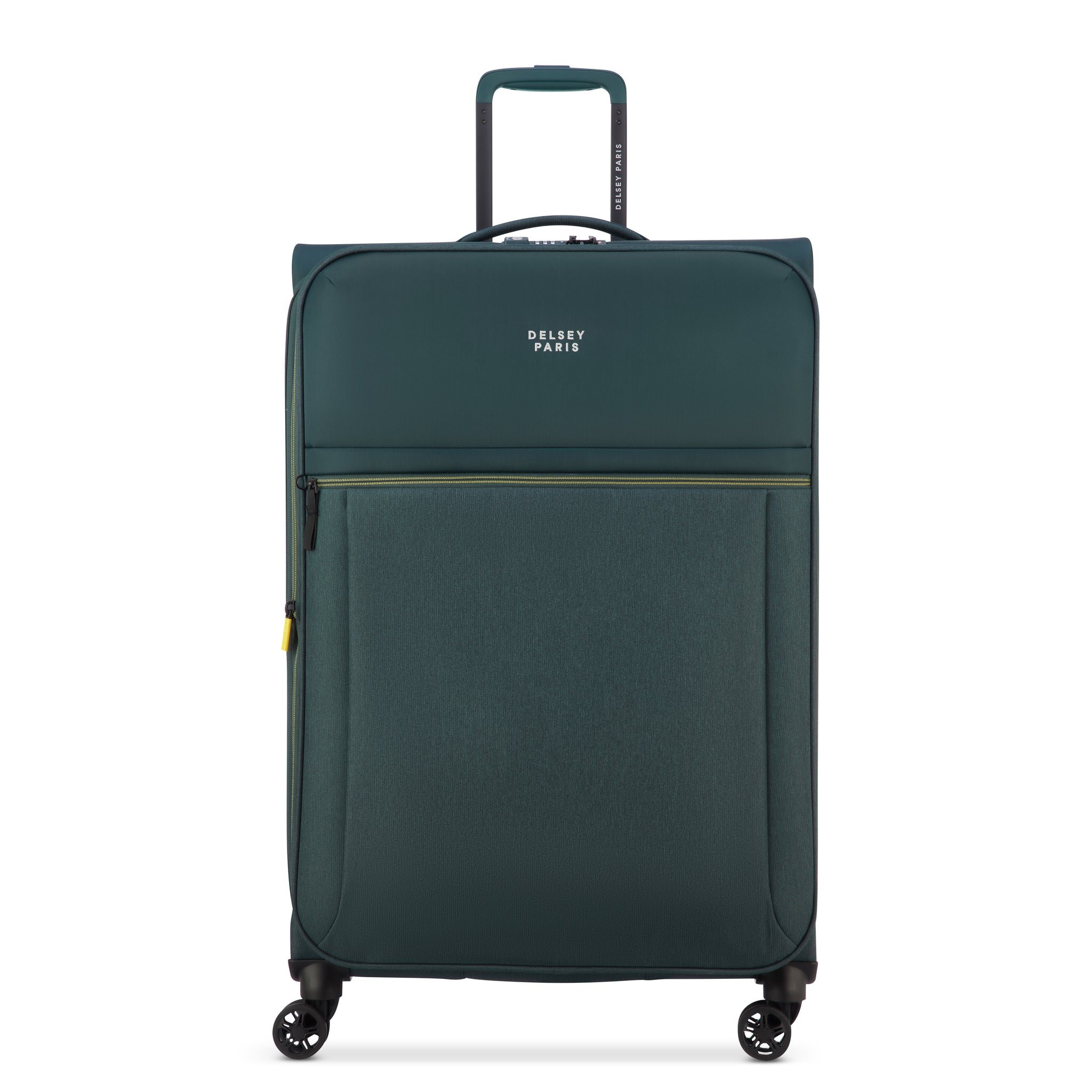 Delsey Paris Brochant 3.0 Softcase Expandable 4 Double Wheel  Luggage Trolley