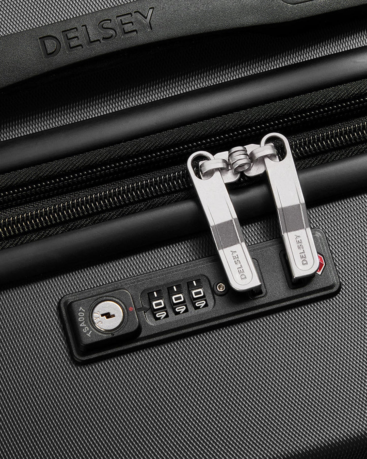 Delsey Paris Christine Hardcase 4 Double Wheel Expandable Luggage Trolley