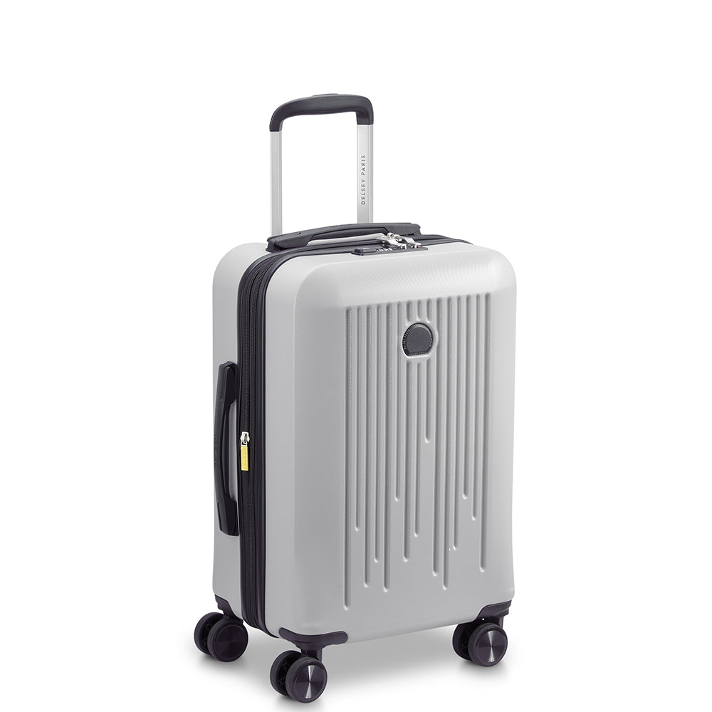 Delsey Paris Christine 3Piece SET 55+70+82cm Hardcase 4 Double Wheel Expandable Cabin & Check-In Luggage Trolley Set