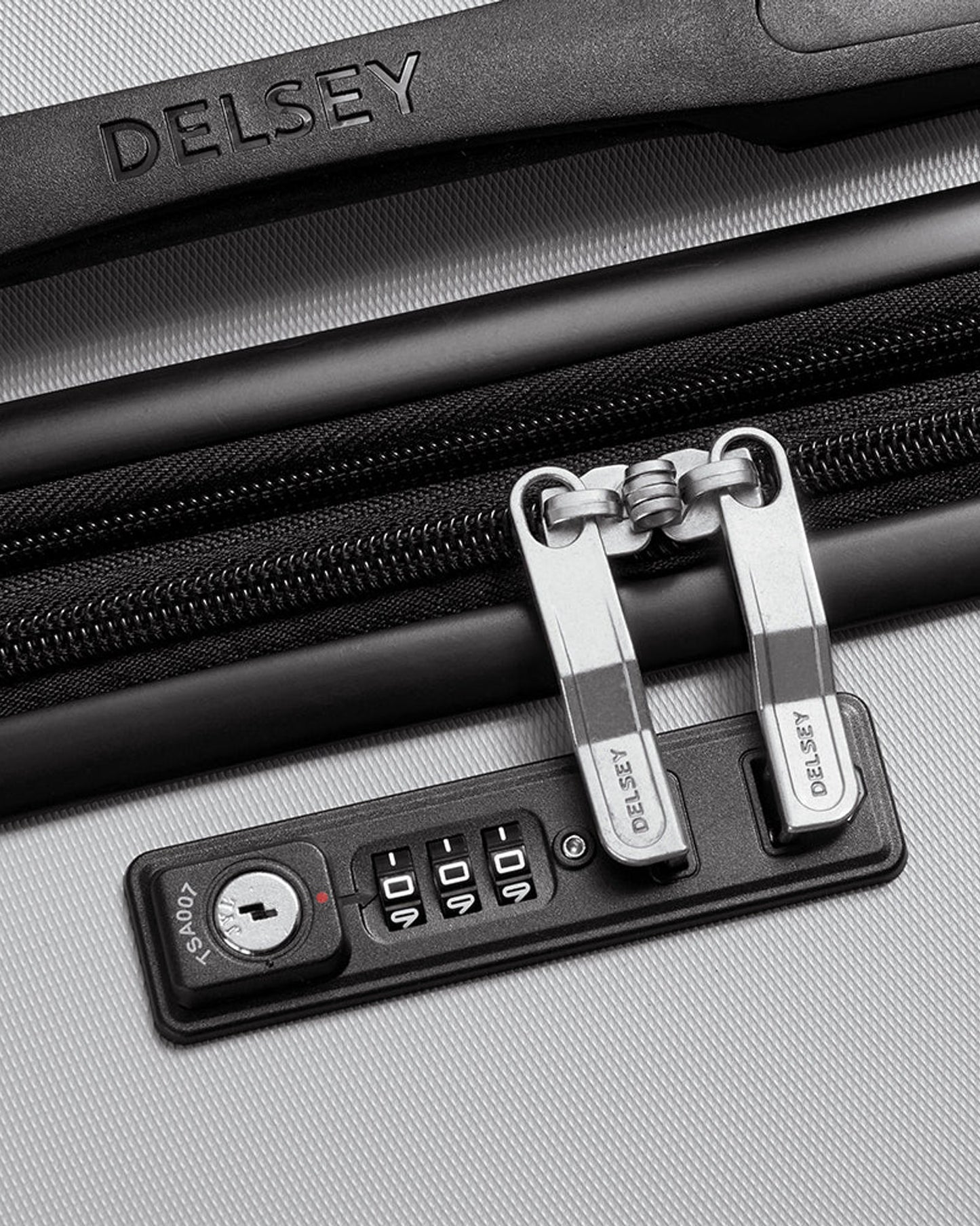 Delsey Paris Christine Hardcase 4 Double Wheel Expandable Luggage Trolley