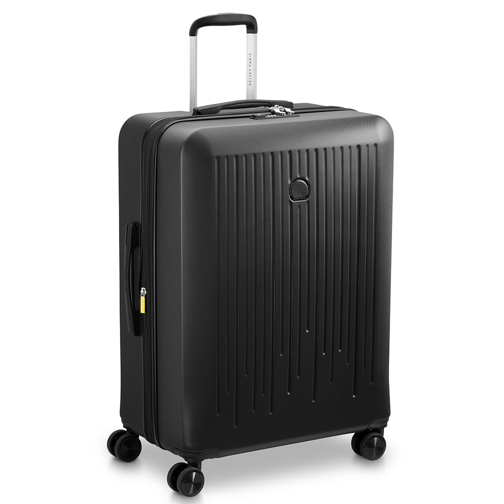 Delsey Paris Christine 3Piece SET 55+70+82cm Hardcase 4 Double Wheel Expandable Cabin & Check-In Luggage Trolley Set
