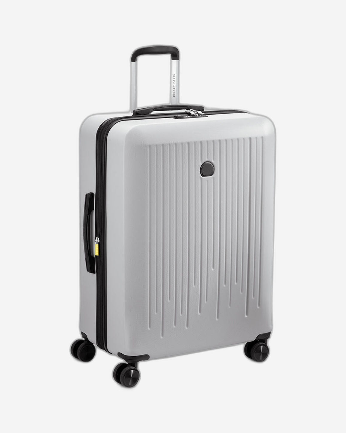 Delsey Paris Christine Hardcase 4 Double Wheel Expandable Luggage Trolley