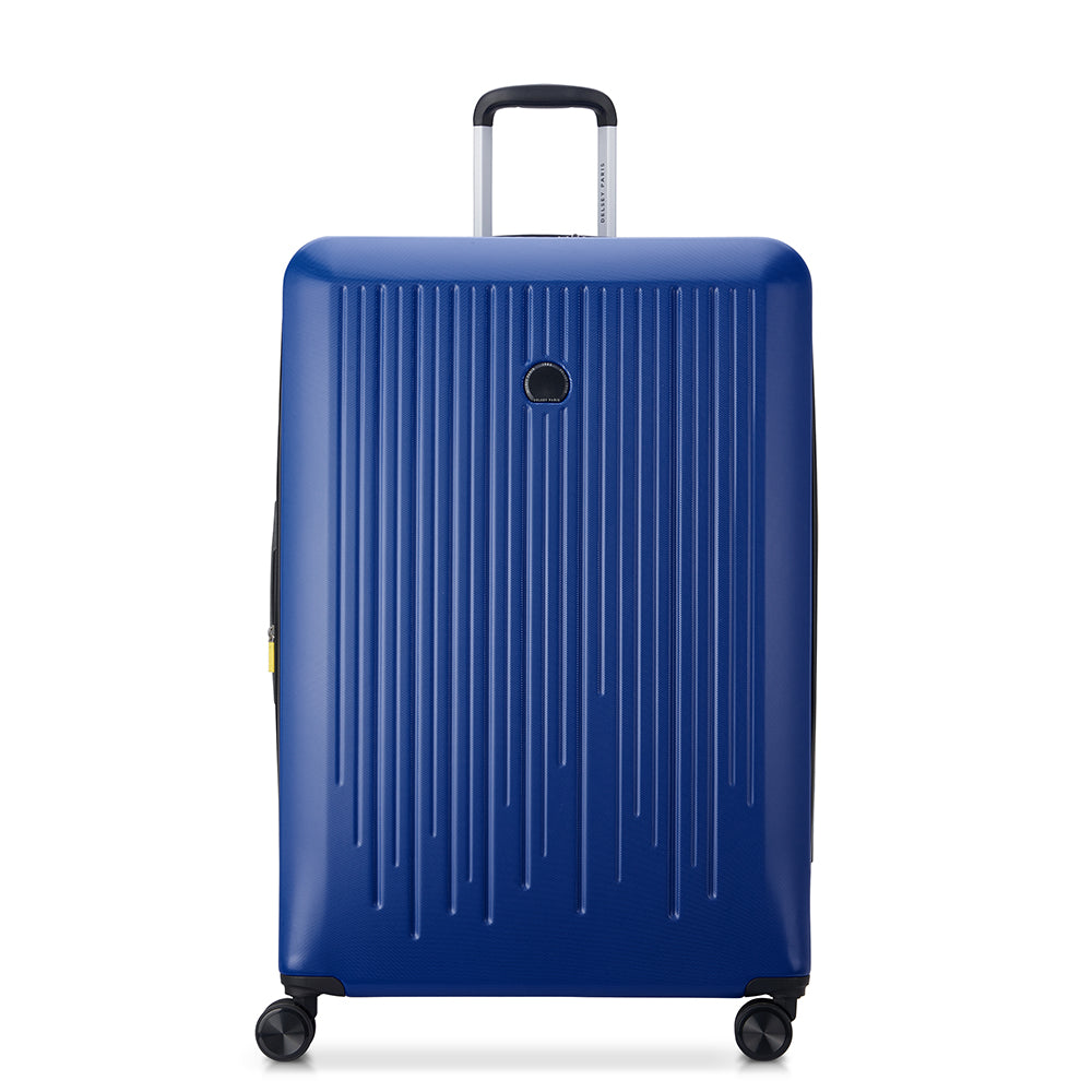 Delsey Paris Christine 3Piece SET 55+70+82cm Hardcase 4 Double Wheel Expandable Cabin & Check-In Luggage Trolley Set