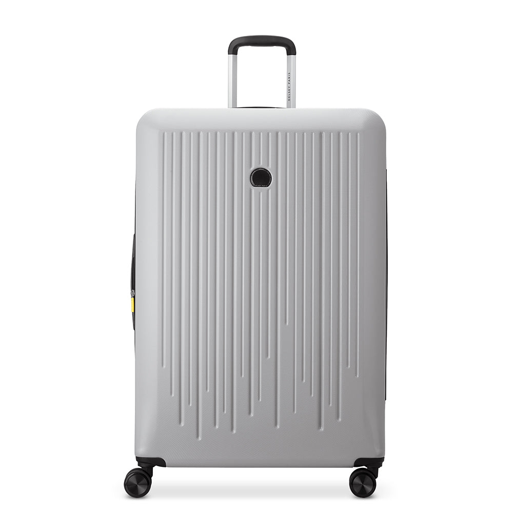 Delsey Paris Christine 3Piece SET 55+70+82cm Hardcase 4 Double Wheel Expandable Cabin & Check-In Luggage Trolley Set
