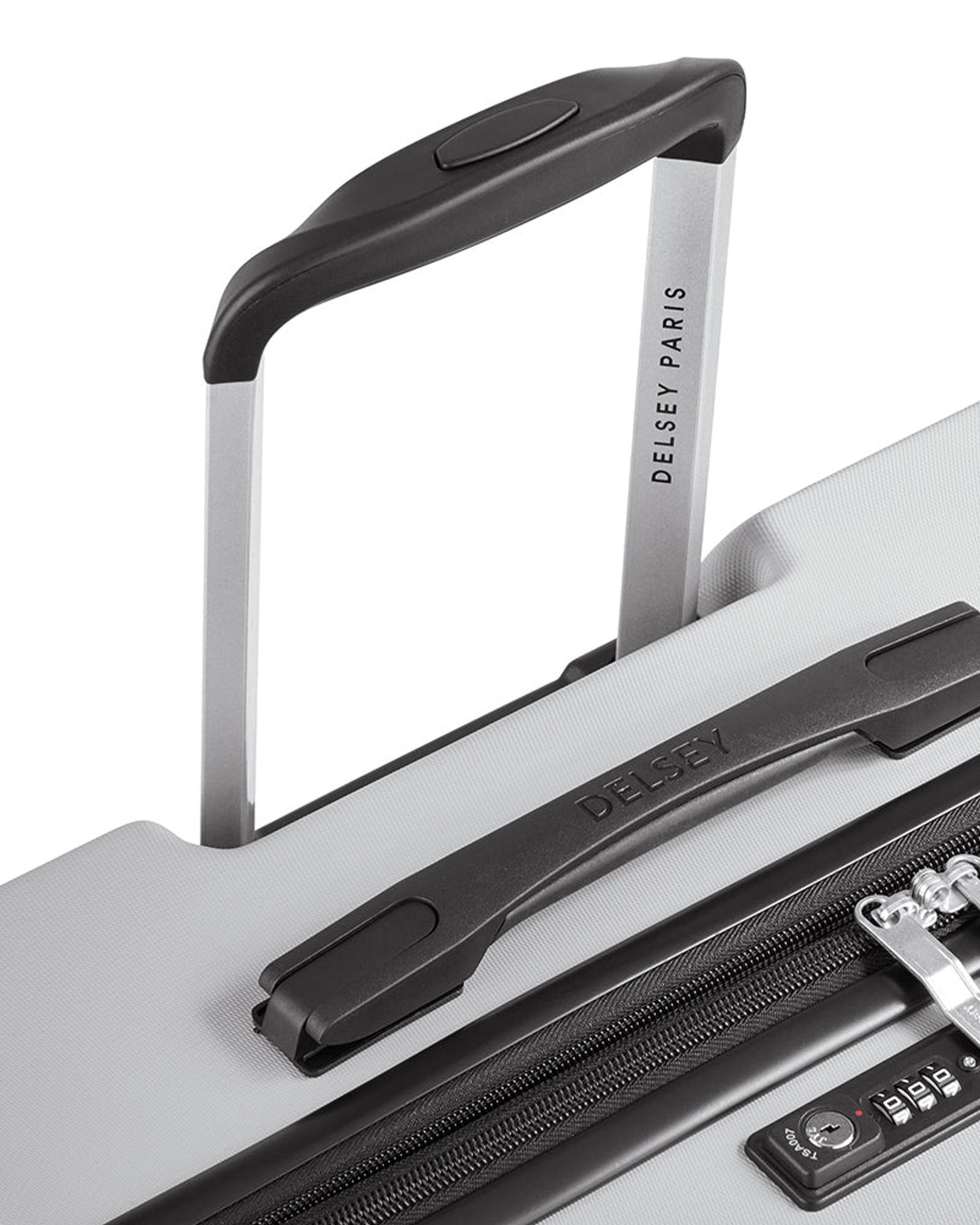 Delsey Paris Christine Hardcase 4 Double Wheel Expandable Luggage Trolley