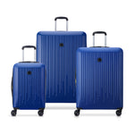 Delsey Paris Christine 3 Piece Set 4 Double Wheel Expandable Trolley