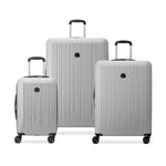 Delsey Paris Christine 3 Piece Set 4 Double Wheel Expandable Trolley