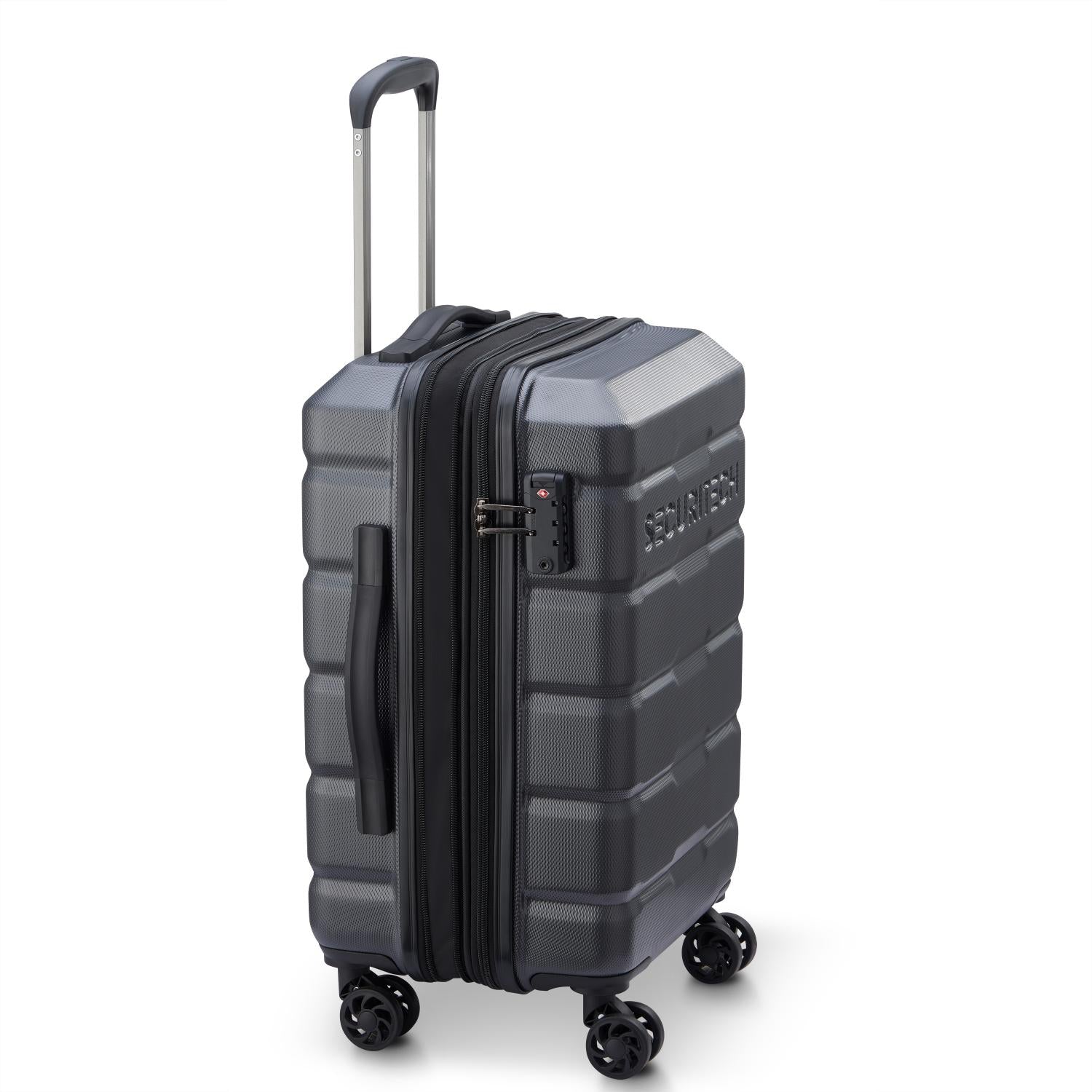 Delsey Citadel Hardcase 4 Double Wheel Expandable Trolley Luggage
