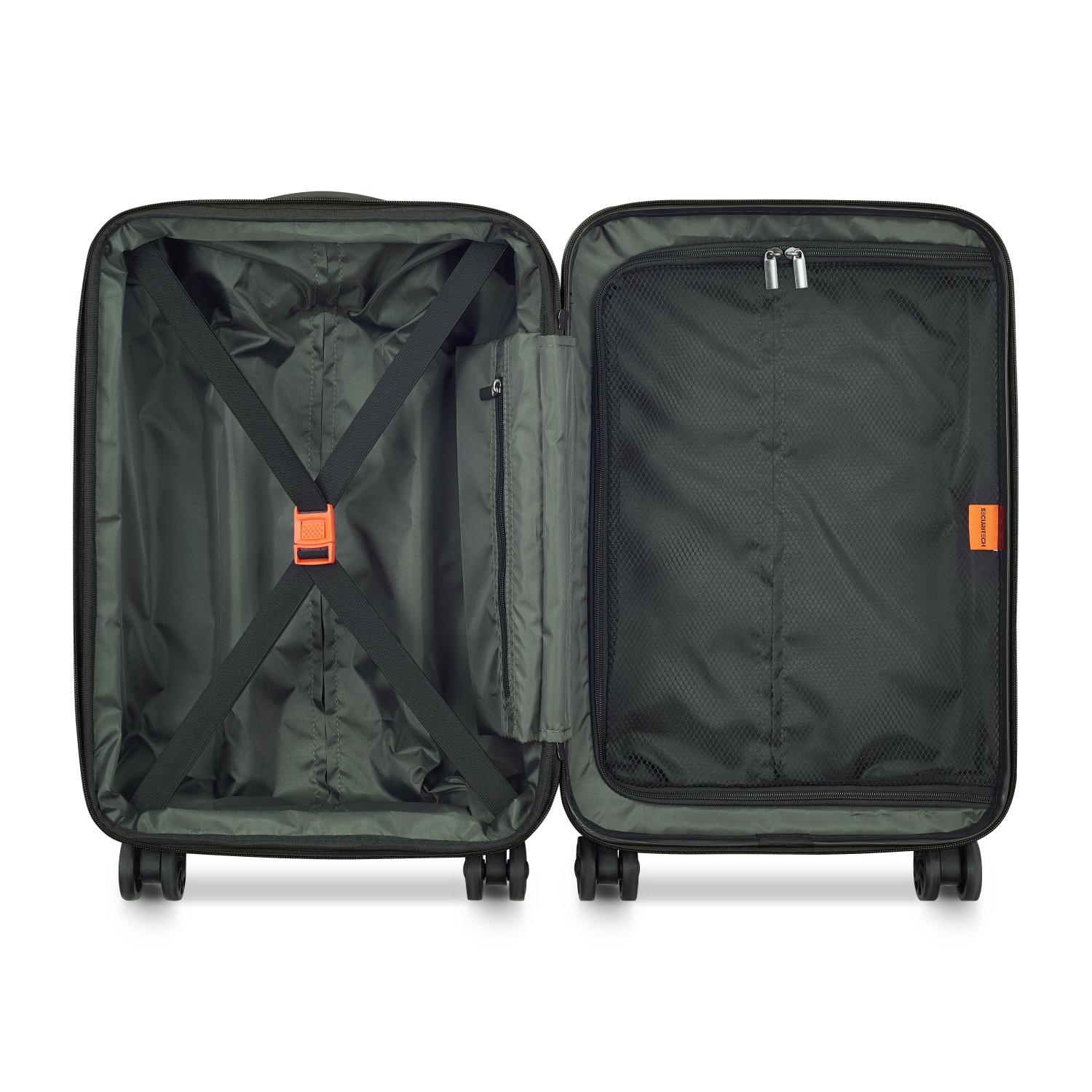 Delsey Citadel Hardcase 4 Double Wheel Expandable Trolley Luggage