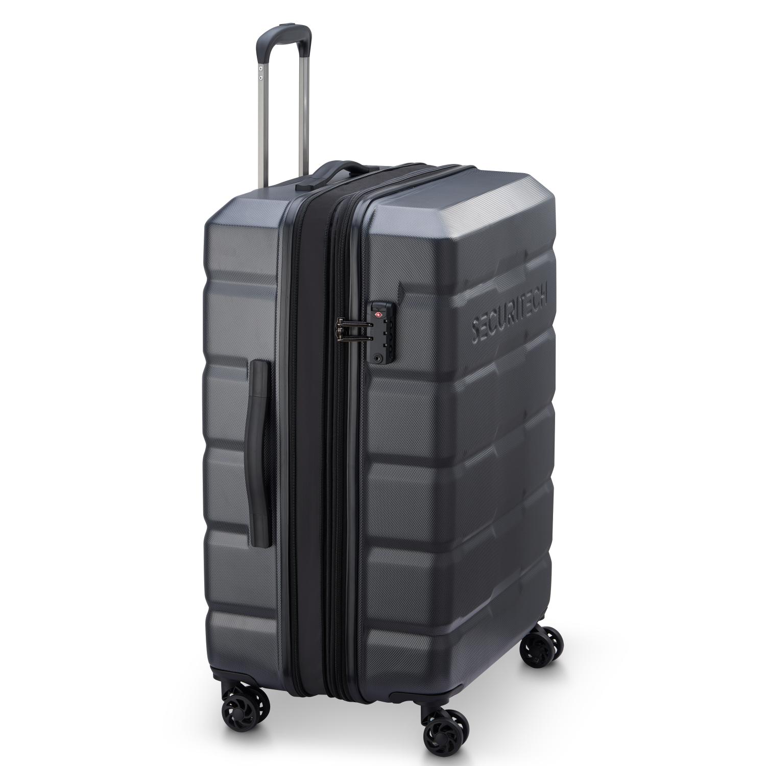 Delsey Citadel Hardcase 4 Double Wheel Expandable Trolley Luggage