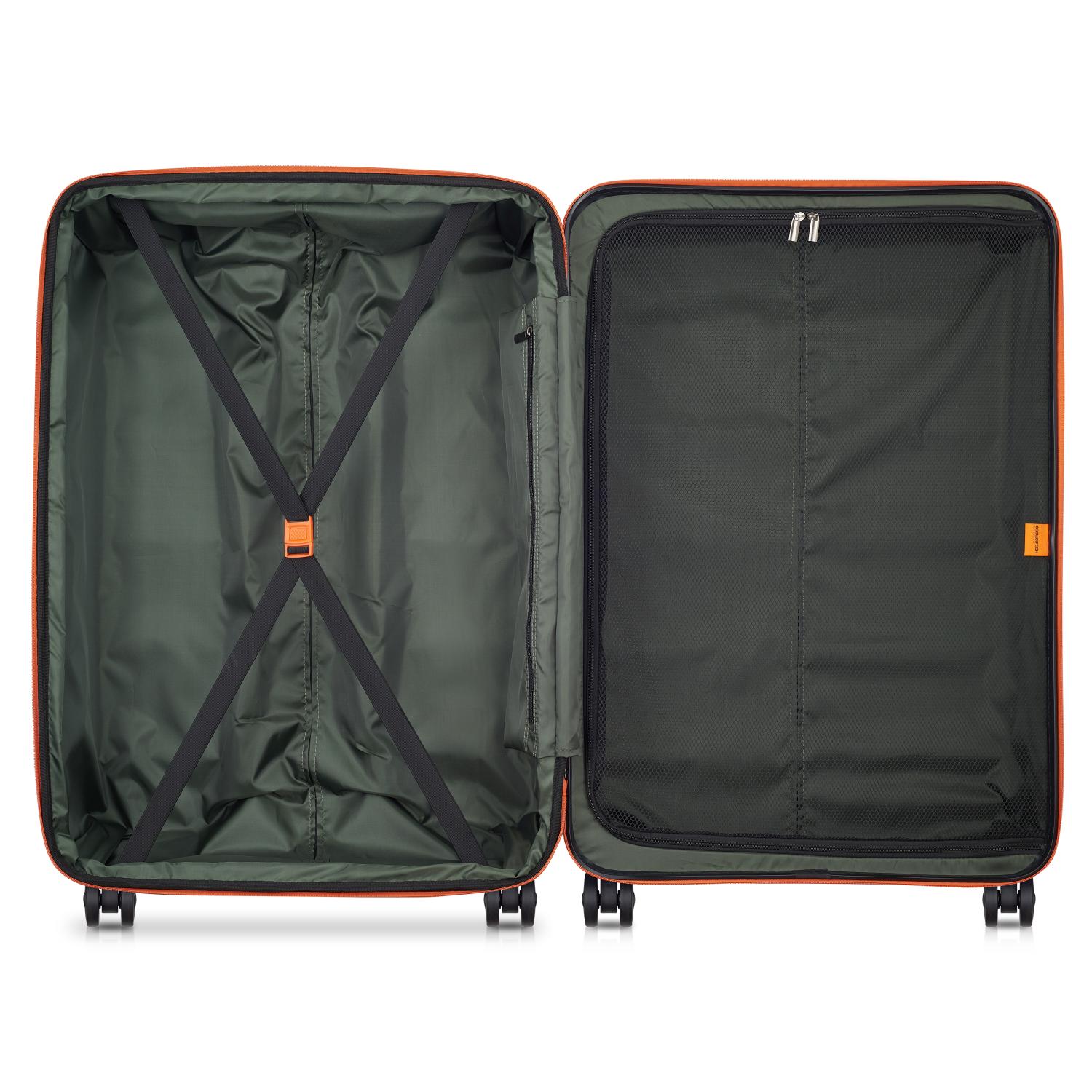 Delsey Citadel Hardcase 4 Double Wheel Expandable Trolley Luggage