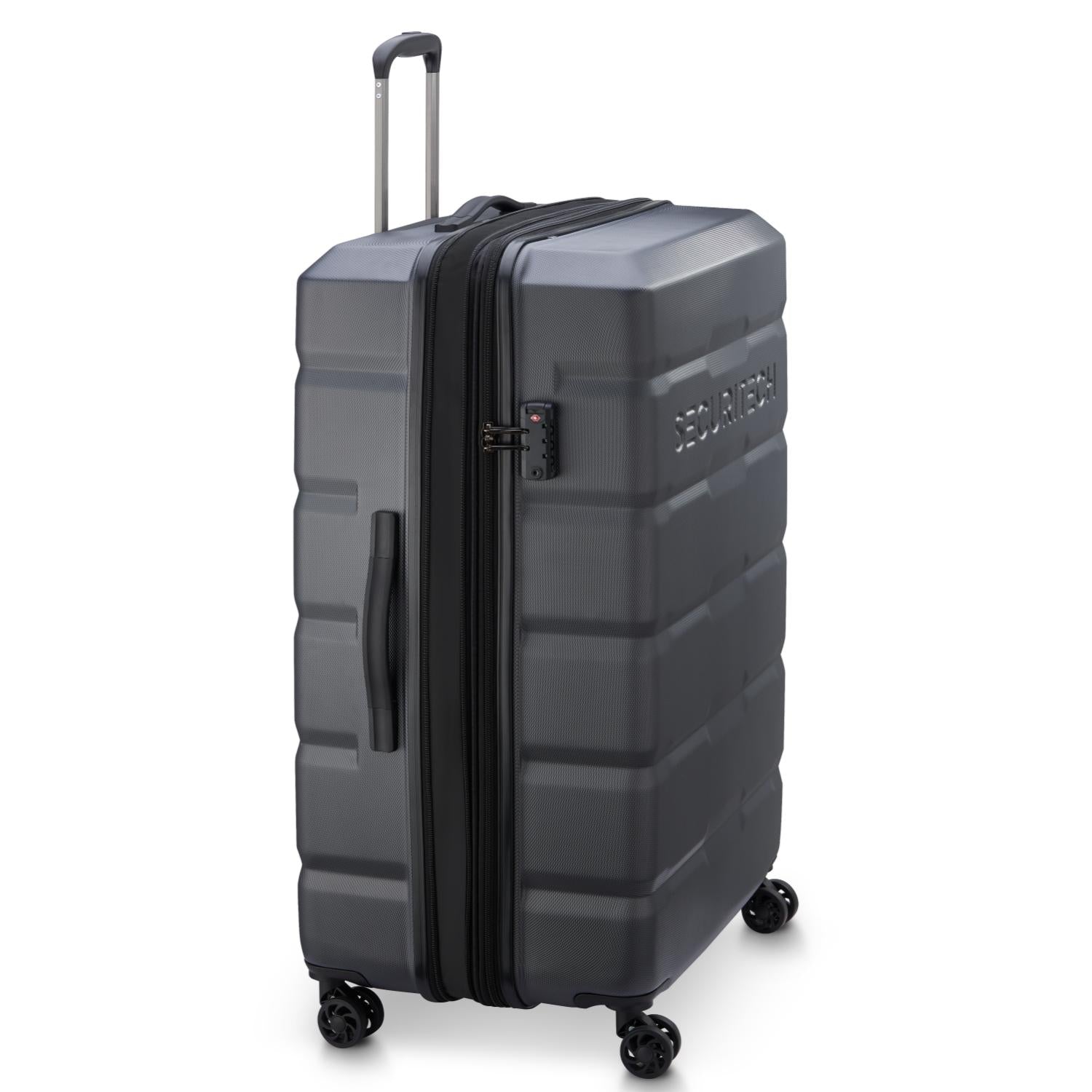 Delsey Citadel Hardcase 4 Double Wheel Expandable Trolley Luggage
