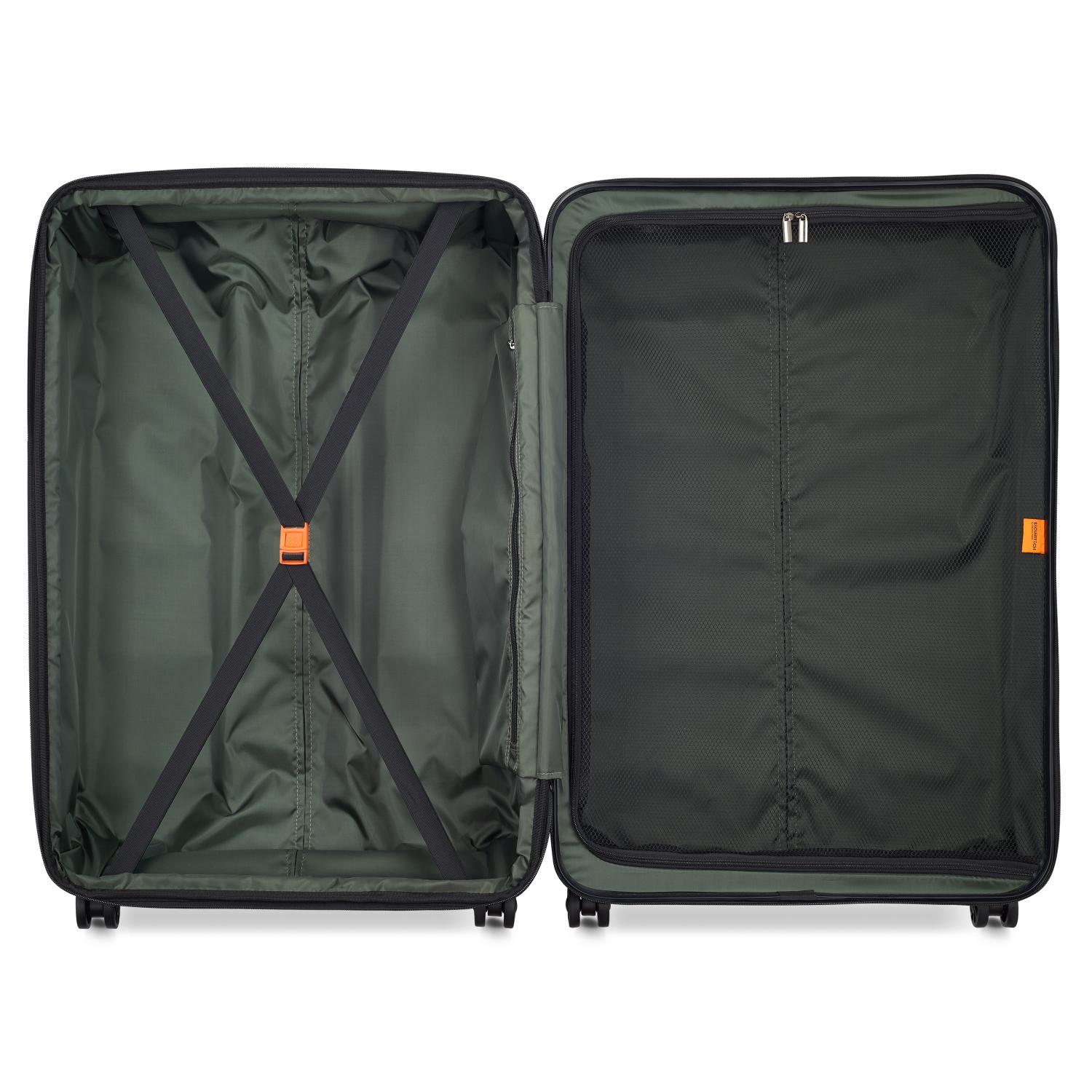 Delsey Citadel Hardcase 4 Double Wheel Expandable Trolley Luggage