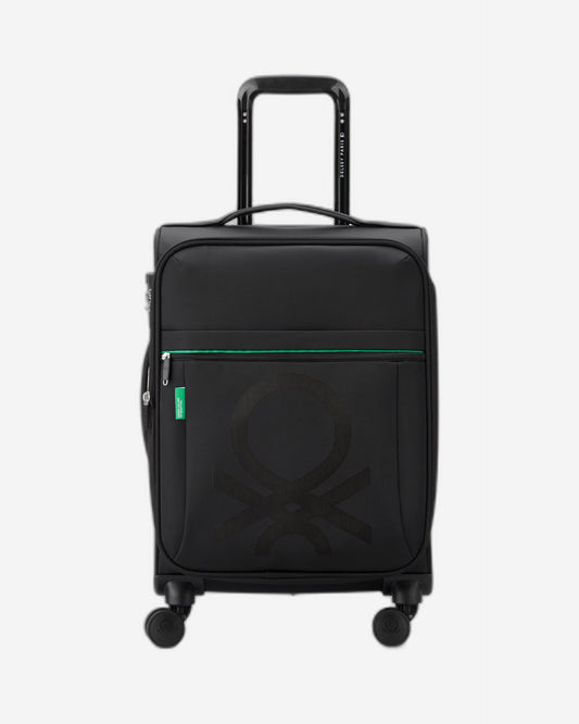 UCB Color Block 4 Double Wheel Softcase Expandable Luggage Trolley