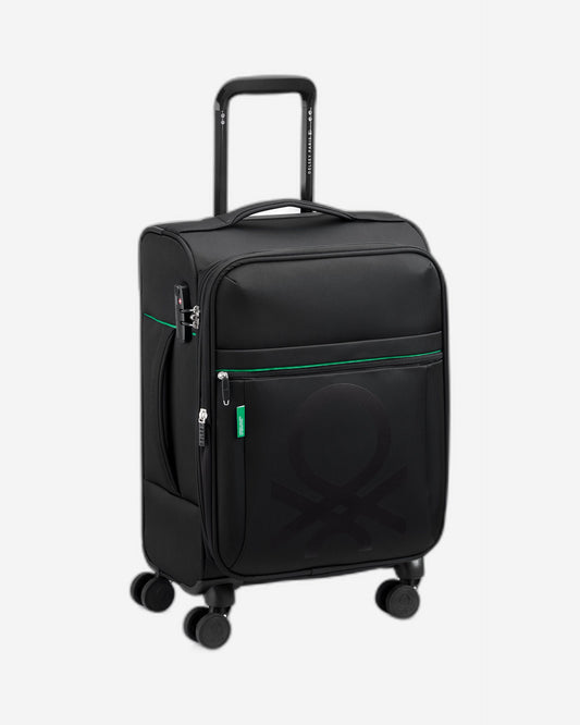UCB Color Block 4 Double Wheel Softcase Expandable Luggage Trolley