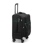UCB Color Block 4 Double Wheel Softcase Expandable Luggage Trolley