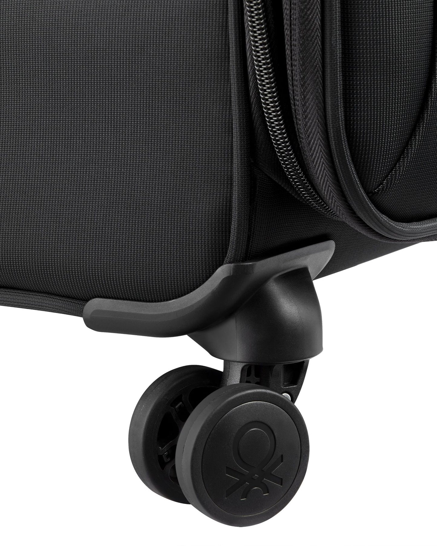 UCB Color Block 4 Double Wheel Softcase Expandable Luggage Trolley