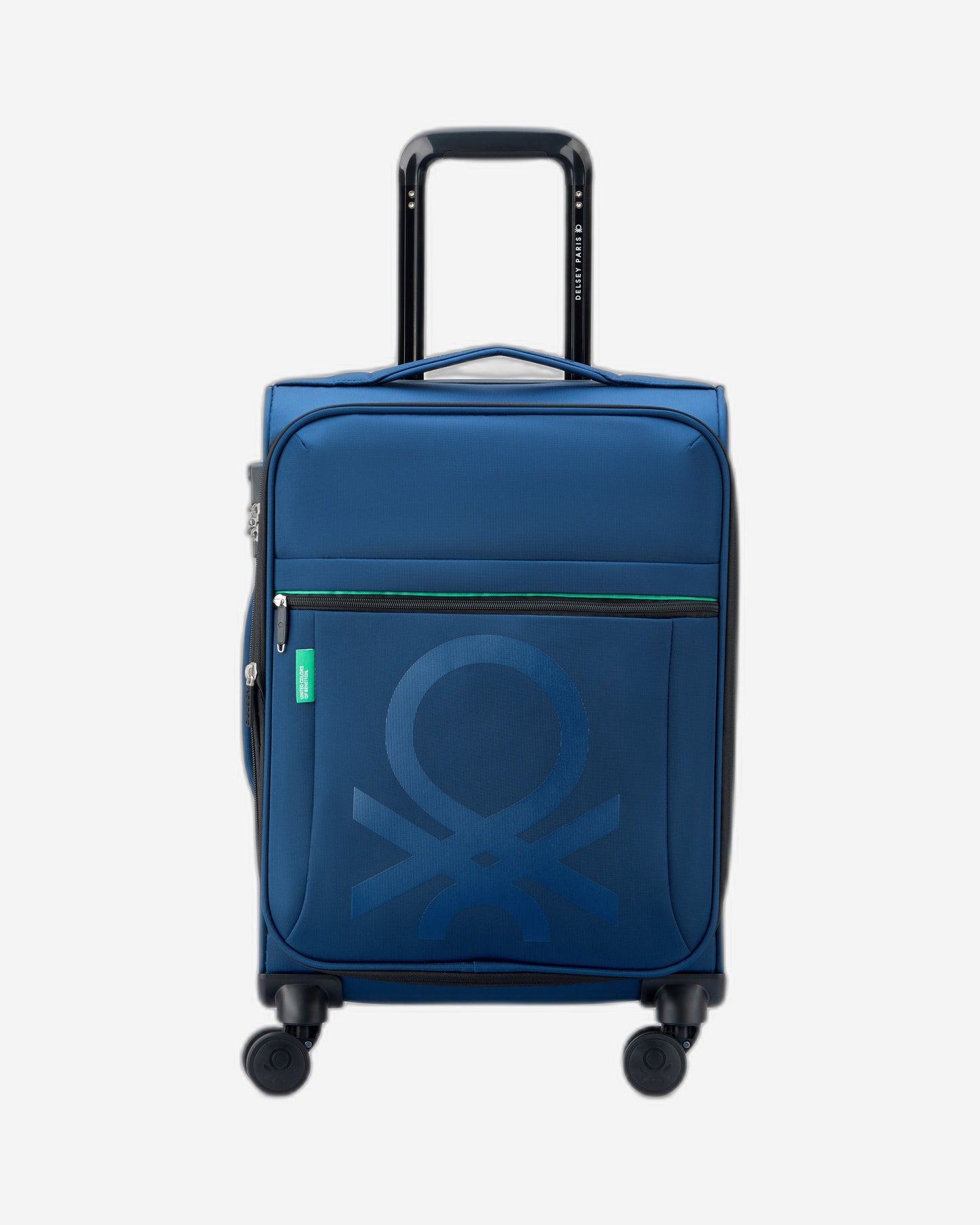 UCB Color Block 4 Double Wheel Softcase Expandable Luggage Trolley