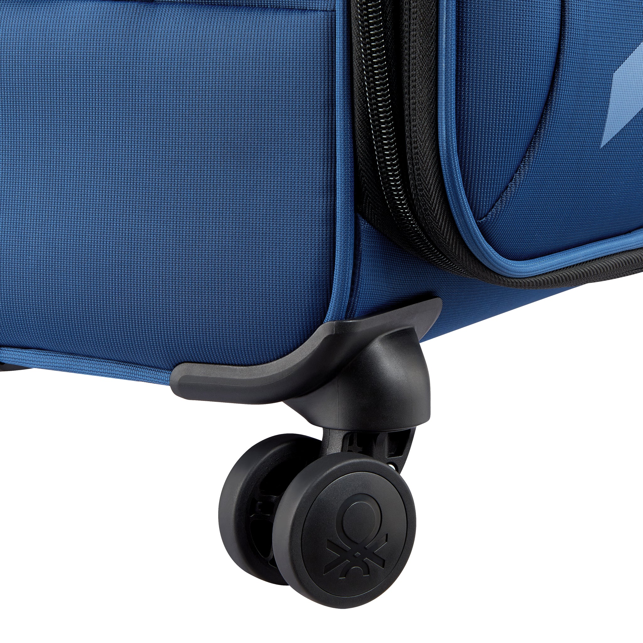 UCB Color Block 4 Double Wheel Softcase Expandable Luggage Trolley