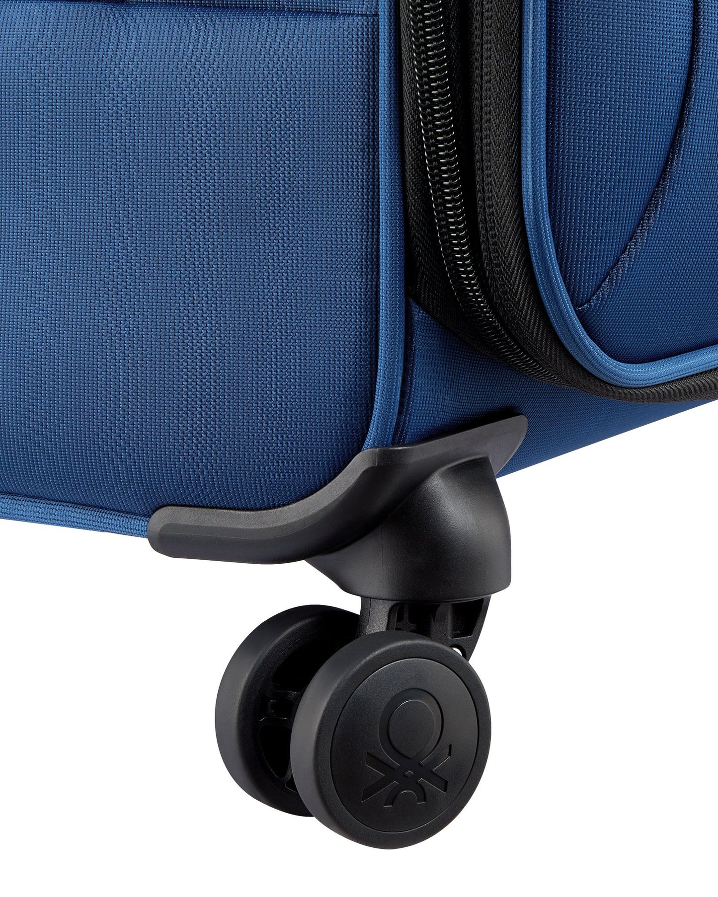 UCB Color Block 4 Double Wheel Softcase Expandable Luggage Trolley