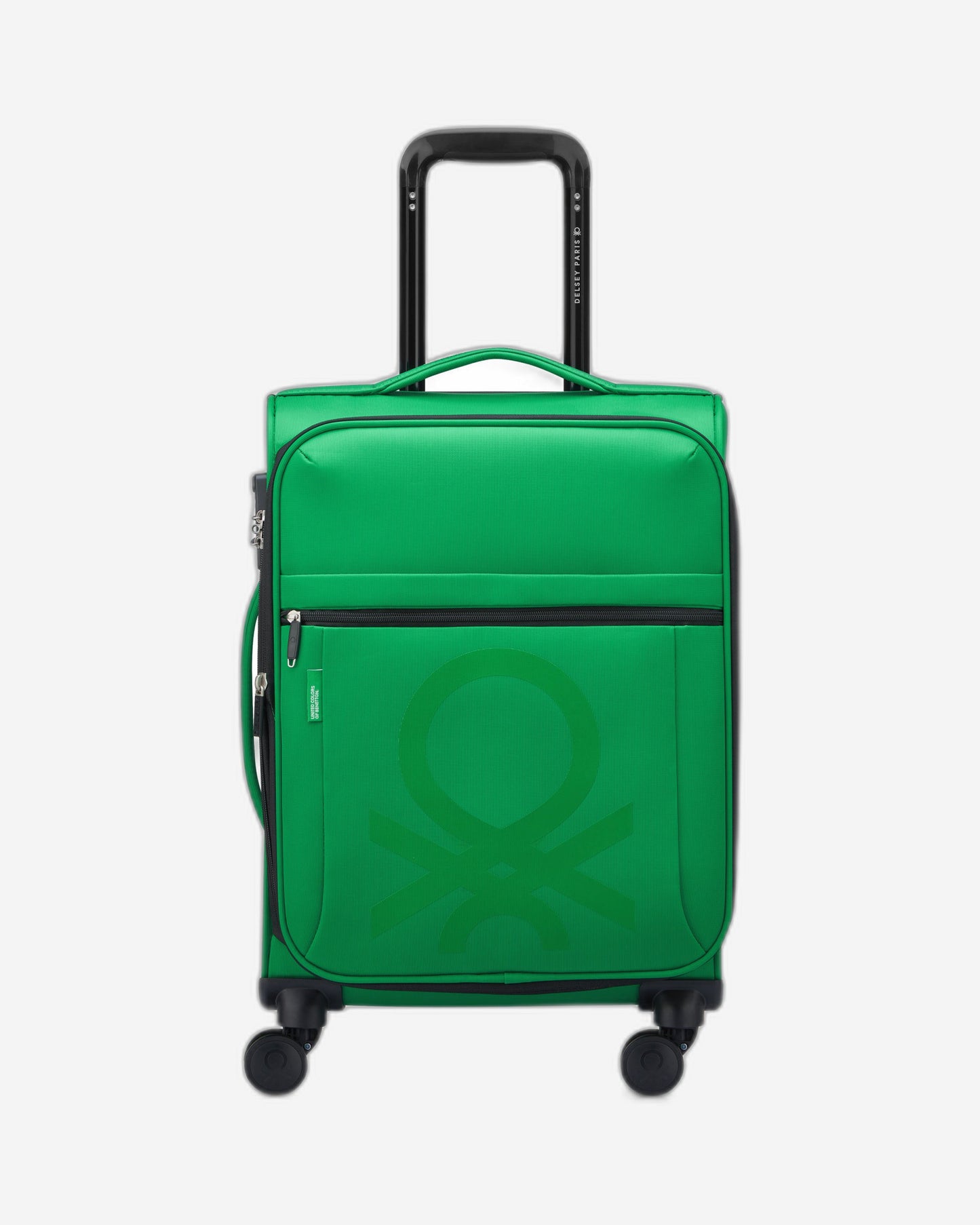 UCB Color Block 4 Double Wheel Softcase Expandable Luggage Trolley