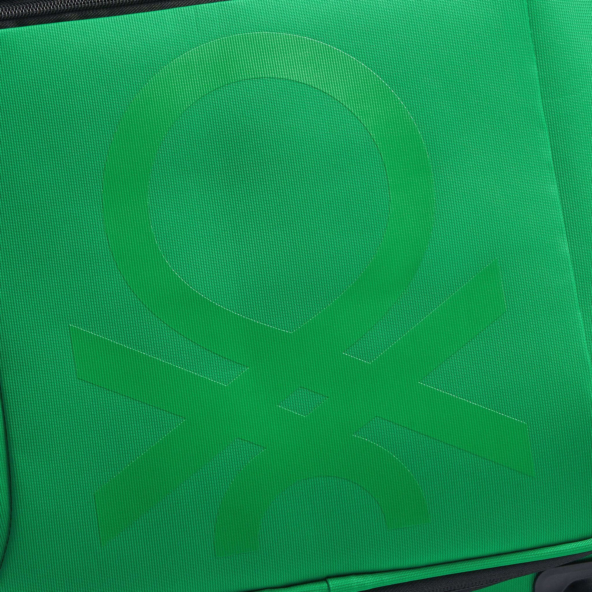 UCB Color Block 4 Double Wheel Softcase Expandable Luggage Trolley