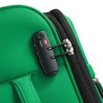 UCB Color Block 4 Double Wheel Softcase Expandable Luggage Trolley