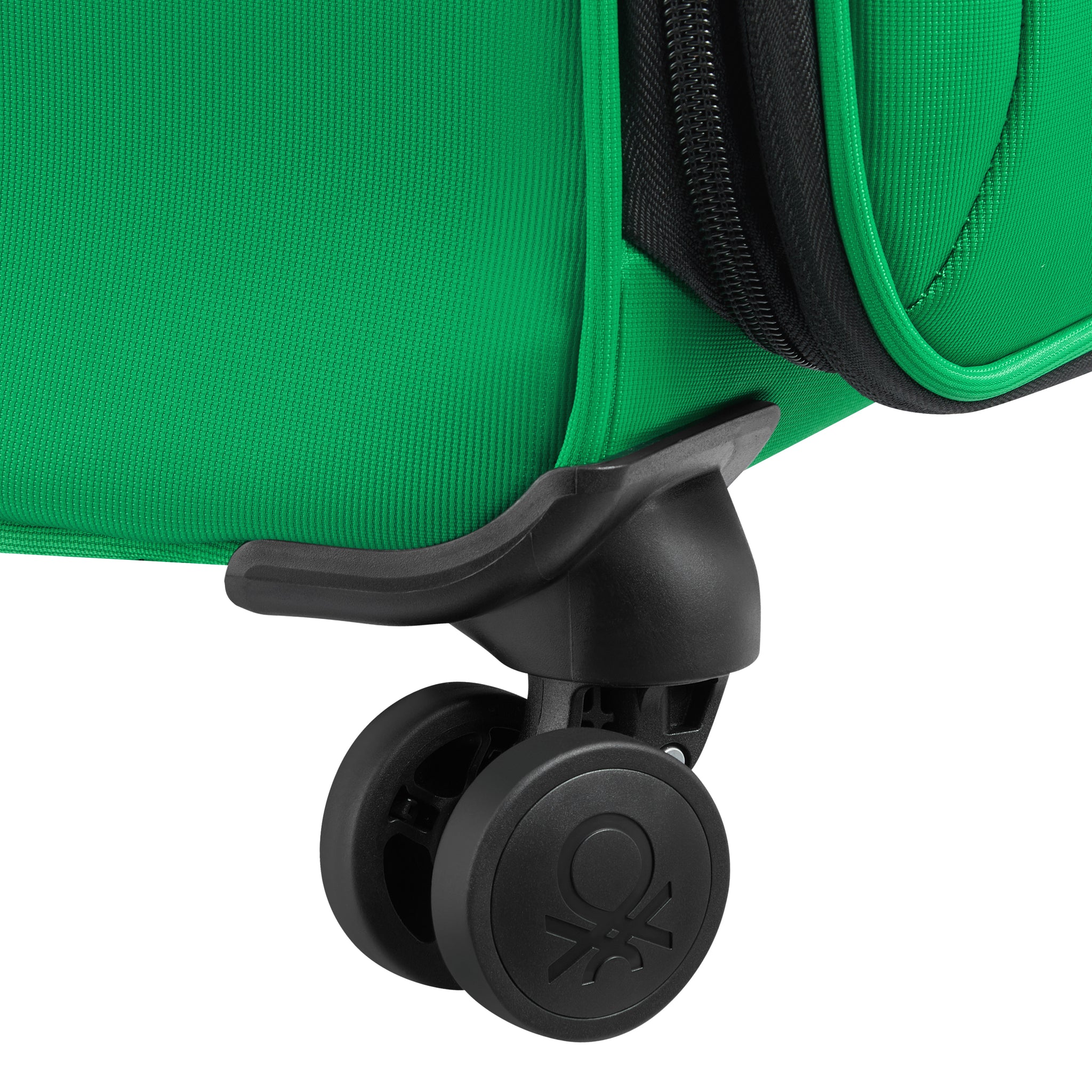 UCB Color Block 4 Double Wheel Softcase Expandable Luggage Trolley