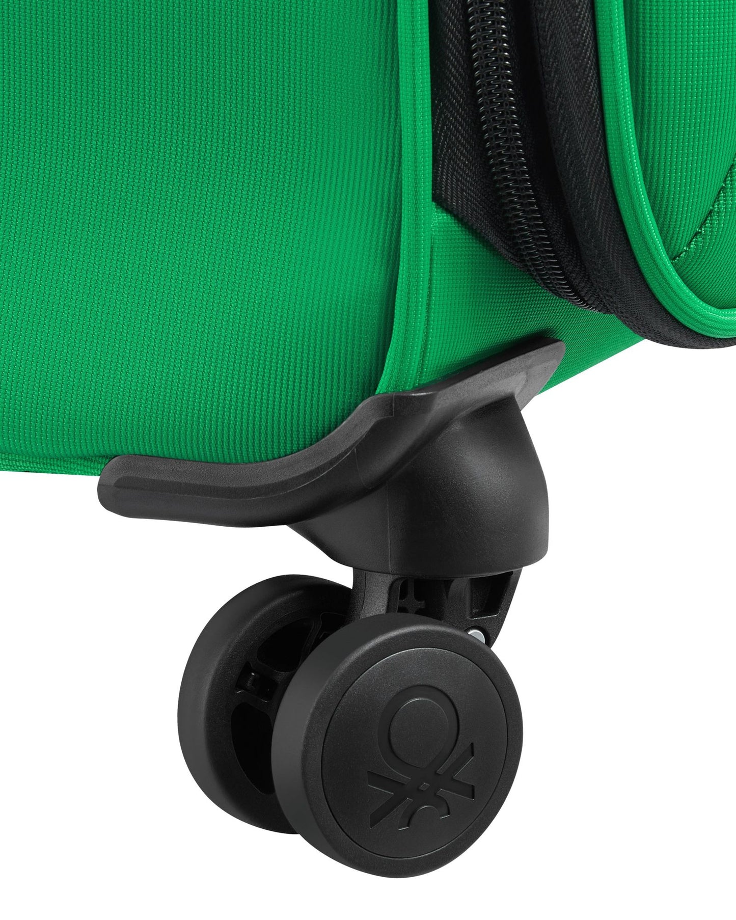 UCB Color Block 4 Double Wheel Softcase Expandable Luggage Trolley