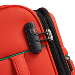 UCB Color Block 4 Double Wheel Softcase Expandable Luggage Trolley