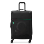 UCB Color Block 4 Double Wheel Softcase Expandable Luggage Trolley