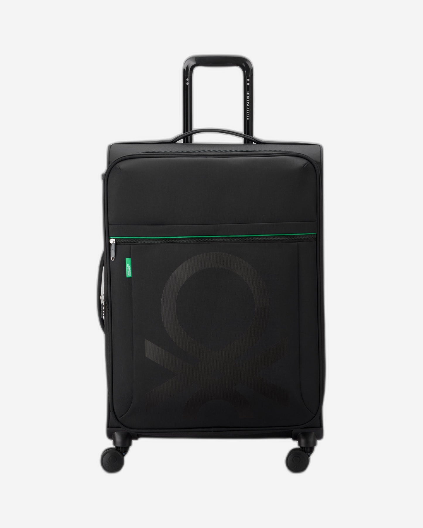 UCB Color Block 4 Double Wheel Softcase Expandable Luggage Trolley