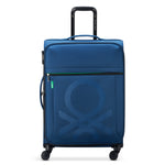 UCB Color Block 4 Double Wheel Softcase Expandable Luggage Trolley