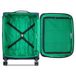 UCB Color Block 4 Double Wheel Softcase Expandable Luggage Trolley