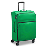 UCB Color Block 4 Double Wheel Softcase Expandable Luggage Trolley