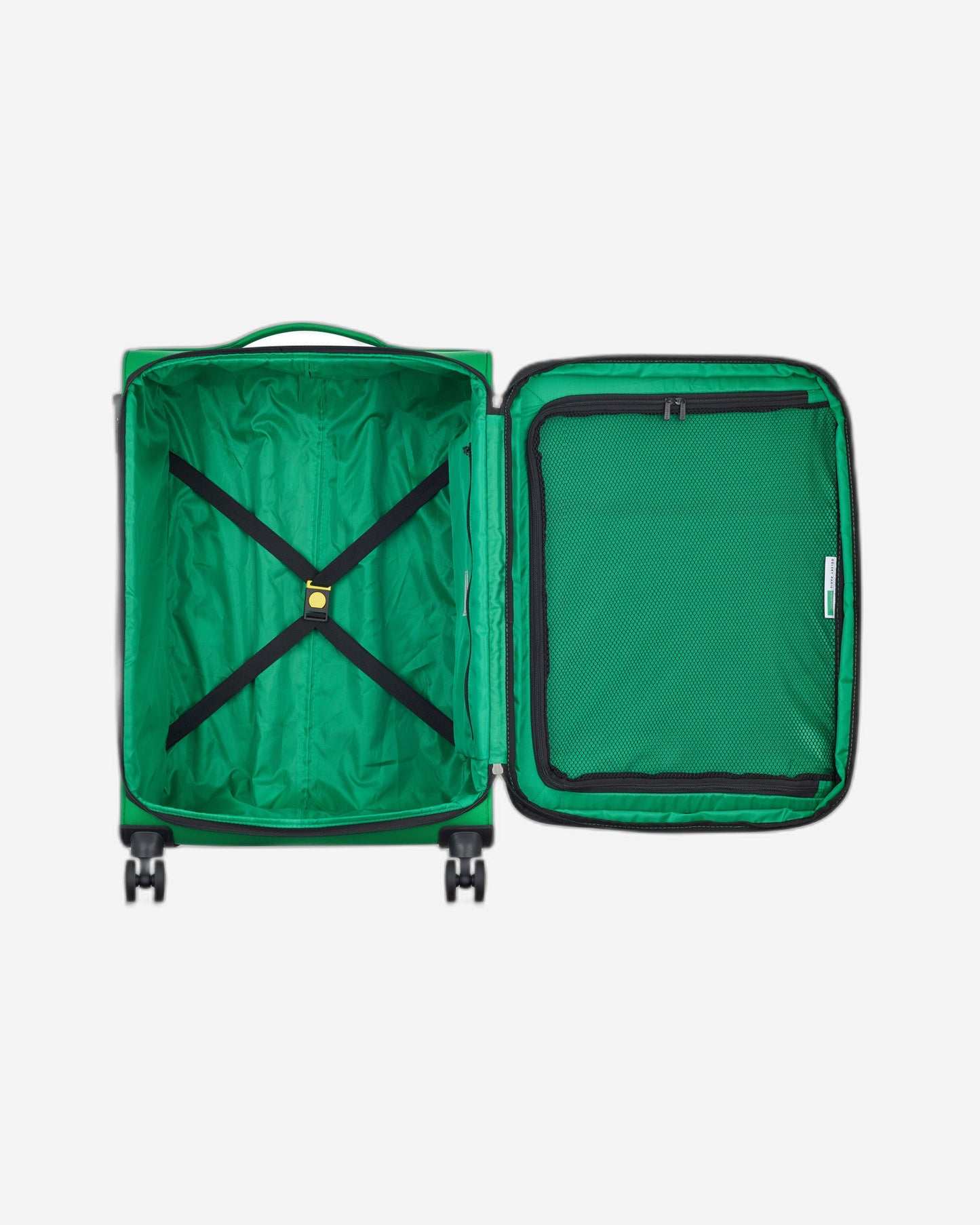 UCB Color Block 4 Double Wheel Softcase Expandable Luggage Trolley